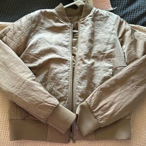 lululemon athletica Tan Bomber Jacket